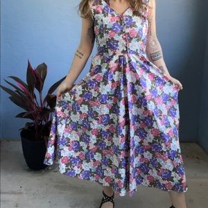 70s/80s Handmade Floral Maxi